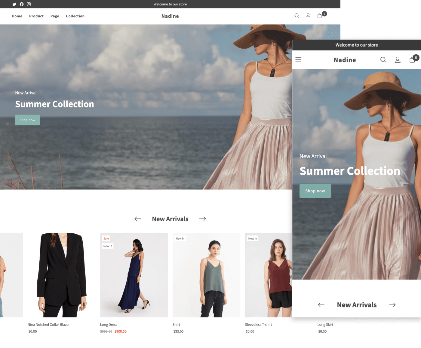 Meet our new Nadine Shopify Theme
